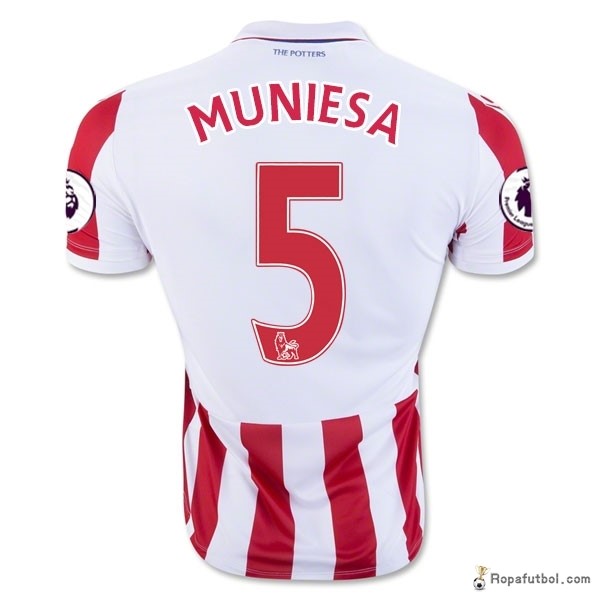 Camiseta Stoke City Replica Primera Ropa Muniesa 2016/17 Rojo